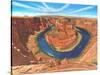 Horseshoe Bend Colorado River Arizona-Richard Harpum-Stretched Canvas