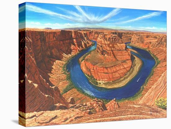 Horseshoe Bend Colorado River Arizona-Richard Harpum-Stretched Canvas