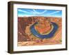 Horseshoe Bend Colorado River Arizona-Richard Harpum-Framed Art Print