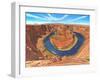 Horseshoe Bend Colorado River Arizona-Richard Harpum-Framed Art Print