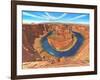 Horseshoe Bend Colorado River Arizona-Richard Harpum-Framed Art Print