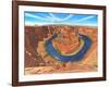 Horseshoe Bend Colorado River Arizona-Richard Harpum-Framed Art Print