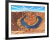 Horseshoe Bend Colorado River Arizona-Richard Harpum-Framed Art Print