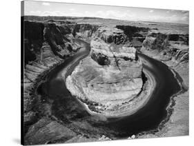 Horseshoe Bend, Colorado River, Glen Canyon National Recreation Area, Arizona, USA-Adam Jones-Stretched Canvas