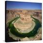 Horseshoe Bend, Colorado River, Near Page, Arizona, United States of America, North America-Tony Gervis-Stretched Canvas