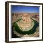 Horseshoe Bend, Colorado River, Near Page, Arizona, United States of America, North America-Tony Gervis-Framed Photographic Print