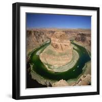 Horseshoe Bend, Colorado River, Near Page, Arizona, United States of America, North America-Tony Gervis-Framed Photographic Print