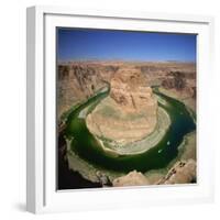 Horseshoe Bend, Colorado River, Near Page, Arizona, United States of America, North America-Tony Gervis-Framed Photographic Print