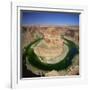 Horseshoe Bend, Colorado River, Near Page, Arizona, United States of America, North America-Tony Gervis-Framed Photographic Print