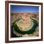 Horseshoe Bend, Colorado River, Near Page, Arizona, United States of America, North America-Tony Gervis-Framed Photographic Print