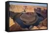 Horseshoe Bend, Colorado River, Near Page, Arizona, United States of America, North America-Gary-Framed Stretched Canvas