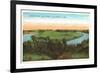 Horseshoe Bend, Knoxville, Tennessee-null-Framed Premium Giclee Print