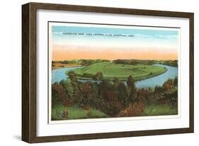 Horseshoe Bend, Knoxville, Tennessee-null-Framed Art Print