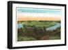 Horseshoe Bend, Knoxville, Tennessee-null-Framed Art Print