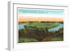 Horseshoe Bend, Knoxville, Tennessee-null-Framed Art Print