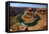 Horseshoe Bend, Marble Canyon, Colorado River, Arizona, USA-Charles Gurche-Framed Stretched Canvas