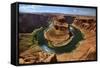 Horseshoe Bend, Marble Canyon, Colorado River, Arizona, USA-Charles Gurche-Framed Stretched Canvas