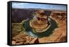 Horseshoe Bend, Marble Canyon, Colorado River, Arizona, USA-Charles Gurche-Framed Stretched Canvas