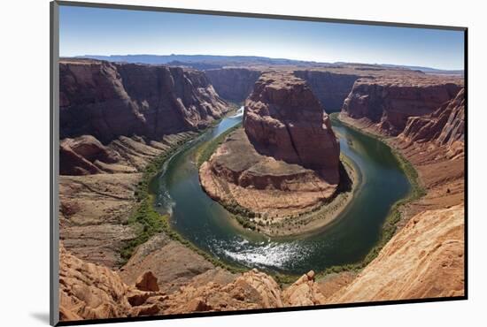Horseshoe Bend on Colorado River-Paul Souders-Mounted Photographic Print