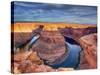 Horseshoe Bend on the Colorado River at Sunrise Near Page, Arizona, Usa-Chuck Haney-Stretched Canvas
