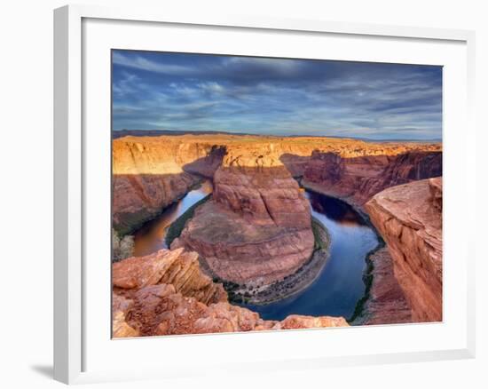 Horseshoe Bend on the Colorado River at Sunrise Near Page, Arizona, Usa-Chuck Haney-Framed Photographic Print