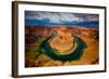 Horseshoe Bend on the Colorado River, Page, Arizona, United States of America, North America-Laura Grier-Framed Photographic Print