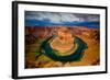 Horseshoe Bend on the Colorado River, Page, Arizona, United States of America, North America-Laura Grier-Framed Photographic Print