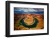 Horseshoe Bend on the Colorado River, Page, Arizona, United States of America, North America-Laura Grier-Framed Photographic Print