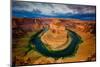 Horseshoe Bend on the Colorado River, Page, Arizona, United States of America, North America-Laura Grier-Mounted Photographic Print