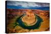 Horseshoe Bend on the Colorado River, Page, Arizona, United States of America, North America-Laura Grier-Stretched Canvas
