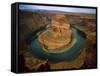 Horseshoe Bend Showing Erosion by the Colorado River, Arizona, USA-Jim Zuckerman-Framed Stretched Canvas