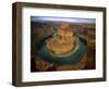 Horseshoe Bend Showing Erosion by the Colorado River, Arizona, USA-Jim Zuckerman-Framed Photographic Print