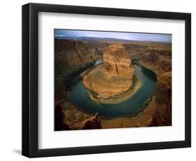 Horseshoe Bend Showing Erosion by the Colorado River, Arizona, USA-Jim Zuckerman-Framed Photographic Print