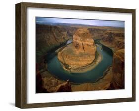 Horseshoe Bend Showing Erosion by the Colorado River, Arizona, USA-Jim Zuckerman-Framed Photographic Print