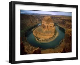 Horseshoe Bend Showing Erosion by the Colorado River, Arizona, USA-Jim Zuckerman-Framed Photographic Print