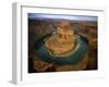 Horseshoe Bend Showing Erosion by the Colorado River, Arizona, USA-Jim Zuckerman-Framed Photographic Print