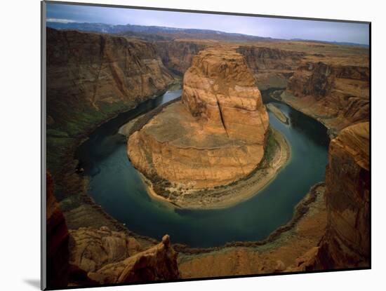 Horseshoe Bend Showing Erosion by the Colorado River, Arizona, USA-Jim Zuckerman-Mounted Photographic Print