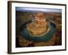 Horseshoe Bend Showing Erosion by the Colorado River, Arizona, USA-Jim Zuckerman-Framed Photographic Print