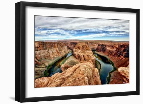 Horseshoe Canyon-Barry Hart-Framed Art Print