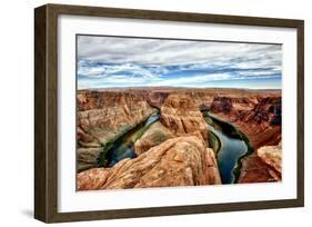 Horseshoe Canyon-Barry Hart-Framed Art Print