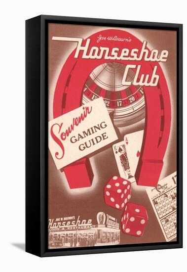 Horseshoe Club Gaming Guide-null-Framed Stretched Canvas