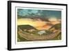 Horseshoe Curve, Pennsylvania-null-Framed Art Print