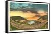 Horseshoe Curve, Pennsylvania-null-Framed Stretched Canvas