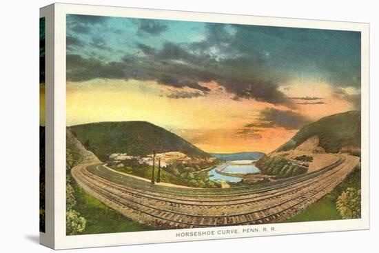 Horseshoe Curve, Pennsylvania-null-Stretched Canvas