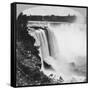 Horseshoe Falls as Seen from Goat Island, Niagara Falls, Early 20th Century-George Barker-Framed Stretched Canvas