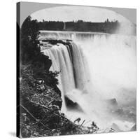 Horseshoe Falls as Seen from Goat Island, Niagara Falls, Early 20th Century-George Barker-Stretched Canvas