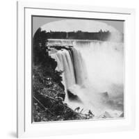 Horseshoe Falls as Seen from Goat Island, Niagara Falls, Early 20th Century-George Barker-Framed Photographic Print