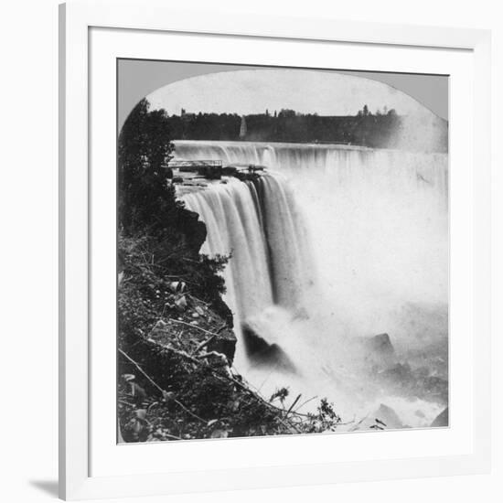 Horseshoe Falls as Seen from Goat Island, Niagara Falls, Early 20th Century-George Barker-Framed Photographic Print