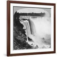 Horseshoe Falls as Seen from Goat Island, Niagara Falls, Early 20th Century-George Barker-Framed Photographic Print