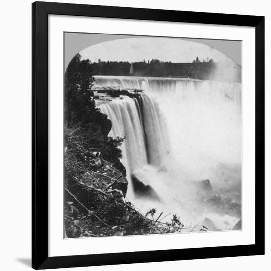 Horseshoe Falls as Seen from Goat Island, Niagara Falls, Early 20th Century-George Barker-Framed Photographic Print
